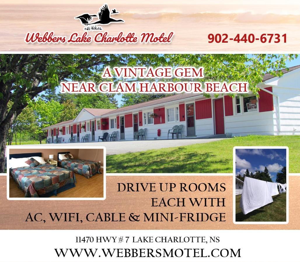 Webbers Lake Charlotte Motel Queen And Double Bed Eksteriør billede